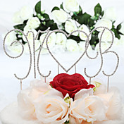 Fabulous Glänzende Strass Monogramm Cake Topper