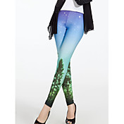 donne multi-colore di moda legging