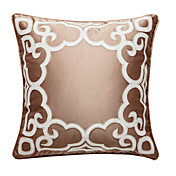 moderna cáqui bordado fronha decorativo