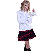 Korte geruite kant Cotton Casual Lolita rok