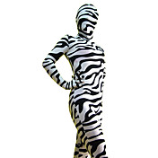 Zebra Pattern Unisex Spandex Lycra Suit Zentai