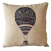 Flying Home Cotton/Linen Decorative Pillow Cover