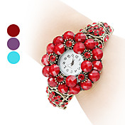 Femme Acier Montre analogique bracelet à quartz (Bronze)