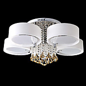 40W 10-Licht elegante Kristall Flush Mount Light mit Glasschirm