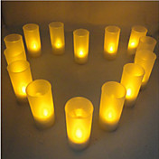 Lampada LED a forma di candela, si spegne con un soffio