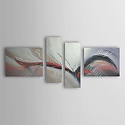 Dipinti a mano olio pittura astratta Set oversize gamma di 4
