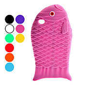 3D Design Pattern Custodia di pesce morbida per iTouch 4 (colori assortiti)