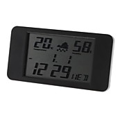 3,5 "LCD digital de ultra fino reloj despertador termómetro higrómetro calendario (colores surtidos)