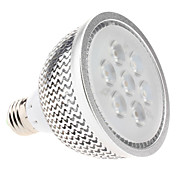 Dimmable E27 7W 630-700LM 6000-6500K Natural White Light LED Spot Bulb (85-265V)