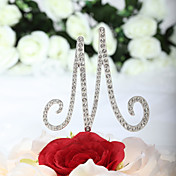 "M" für "Ehe" Strass Kuchendeckel