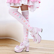 Striped Cotton Punk Lolita Bas (3 couleurs)
