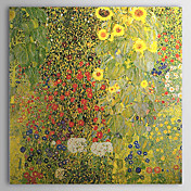 dipinti a mano olio su tela di Gustav Klimt con telaio allungato