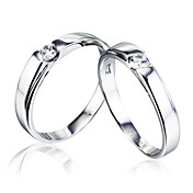 Personlized 925 Silber Paar Ringe