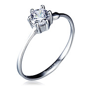 Personlized 925 Silber Zirkon Ring