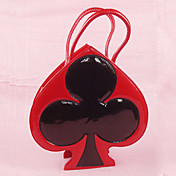 Handmade Poker Red PU Leather Punk Lolita Bag