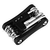 11-in-1 multifunctionele vouwen Koolstofstaal Bicycle Repair Tool 22165 (2/2.5/3/4/5/6/8mm)