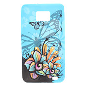 Butterfly Style Soft Case for Samsung Galaxy S2 I9100
