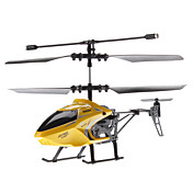 Palm Size 2.5-Channel Remote Control Helicopter with Replaceable Frame (Yellow, Model:8004)