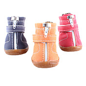 Goma de borracha-Sola Sapatos de velcro para cães (cores sortidas, XS-XL)