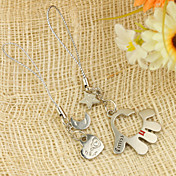 Lover "Miss You" Portachiavi (Set di 4 coppie)