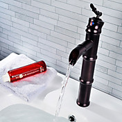 Antico singola maniglia centerset rubinetto del lavandino del bagno Fine ORB