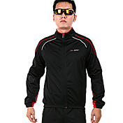 INBIKE Series Ployester+Fleece Fabric Material Long Sleeve Windproof Man Cycling Jacket QG033