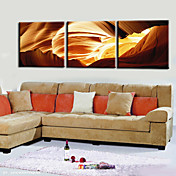 Stretched Canvas Print Abstract Landscape Set of 3 1301-0174