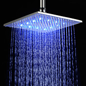 10 inch chroom messing douche kop met vage led licht (0698-l-4205)