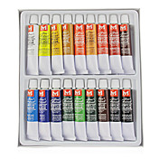 18-Color Acrylic Nail Art Painting Pigment