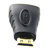 vergulde HDMI naar mini v1.3 HDMI adapter voor camera & camcorder