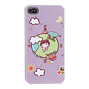 Os amantes dos desenhos animados caixa padrão rígido para iPhone 4/4S
