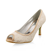 BAKA - Pumps Bruiloft Stilettohak Kant Sprankelende Glitter