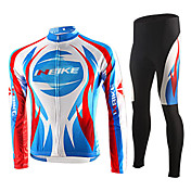 INBIKE Series 100%Ployester Material Long Sleeve Man Cycling Jersey Suit with Silicone Pad QG032