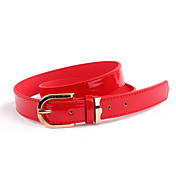 Casual mulheres Pin Leather Belt Buckle