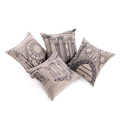 conjunto de 4 histórica fronha monumento decorativo