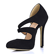Elegant Suede Stiletto Heel Closed Toe Pumps Party / Evening Shoes