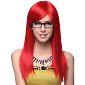 Sin tapa larga sintético de alta calidad Straight Hair Wigs 3 colores a elegir