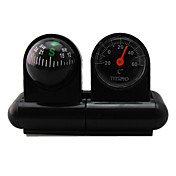 Car-used Thermometer and Compass 2 in One