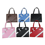 Handmade Fashion Patterned PU Leather Sweet Lolita Bag with Bow