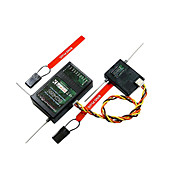 CM921 2.4G 9ch DSM2 Micro-ontvanger Set / Compatibel met JR, SPEKTRUM / met Wirless Simulator