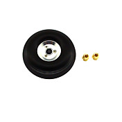 Aluminum Alloy PU Foam Rubber Wheel(2.5")
