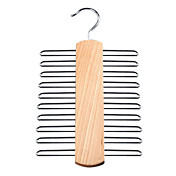 20 Traviesas de madera Tie Práctico armario rack Hanger
