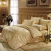 Austin Jacquard Full / Queen 4-Piece Duvet Cover Set
