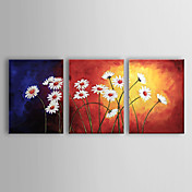 Peints à la main peinture à l'huile florale Set de 3 1302-FL0056