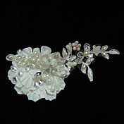 Gorgeous Satin / encaje con diamantes de imitación / Pearl Tocados la Mujer