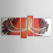 Set main peinture à l'huile abstraite peinte de 4 1303-AB0393