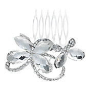 Unieke Alloy Met Hair Rhinestone Women's Kammen