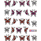 5PCS Wasser Transfer Printing Nail Stickers NO.4 Multi-Pattern