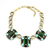 Gorgeous Alloy med akryl / Glass kvinner Halskjeder