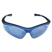 Topeak Sports Cycling Glasses with Engineering Resin Frame(Optical Frame Insert, Blue Frame,Five Lens)RTS001 B